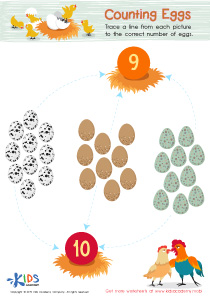 Counting Eggs Worksheet